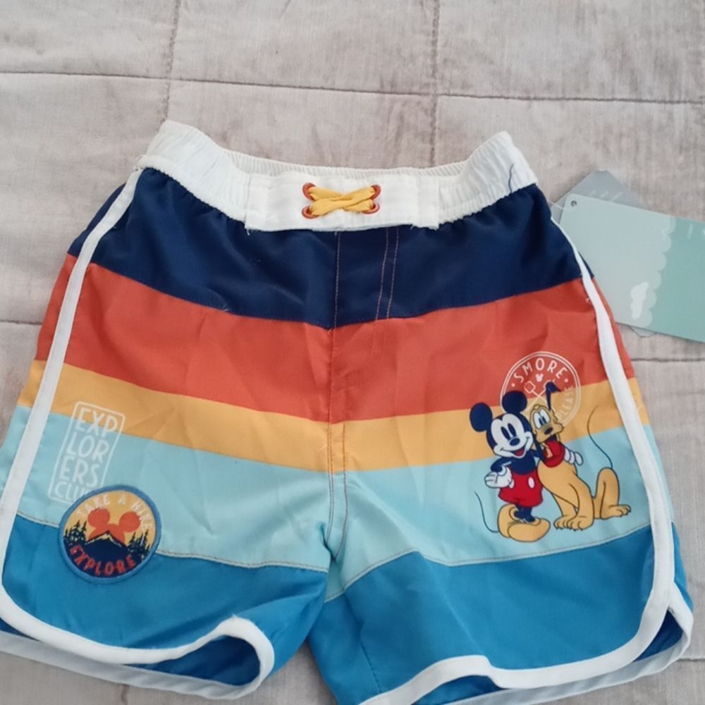 Disney Mickey Mouse Swim Trunk beach shorts size 9-12M